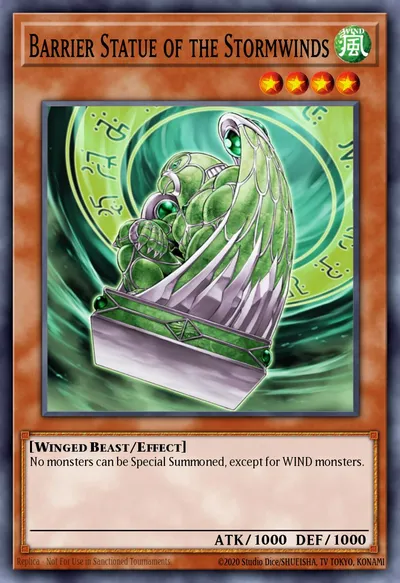 Barrier Statue of the Stormwinds — Carta Yu-Gi-Oh!