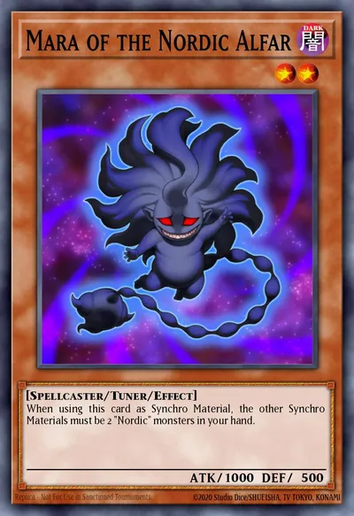Mara of the Nordic Alfar — Carta Yu-Gi-Oh!
