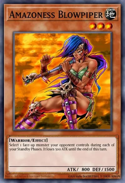 Amazoness Blowpiper — Carta Yu-Gi-Oh!