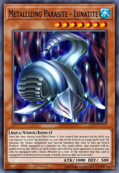 Metallizing Parasite - Lunatite — Carta Yu-Gi-Oh!