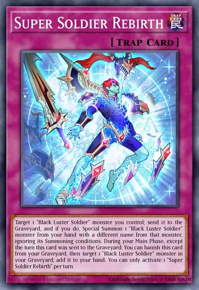 Renascimento do Super Soldado — Carta Yu-Gi-Oh!