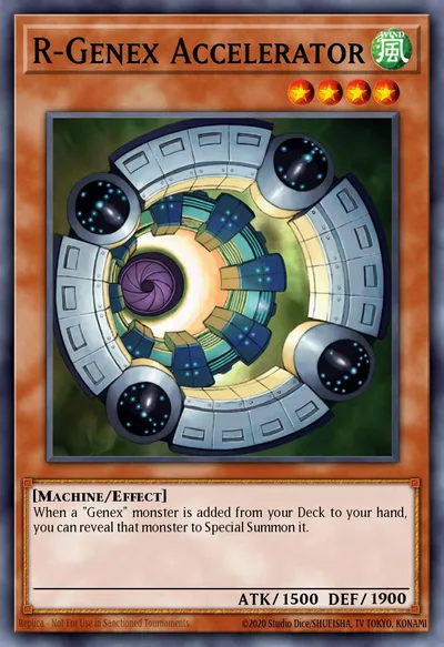 R-Genex Accelerator — Carta Yu-Gi-Oh!
