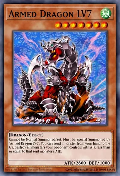 Dragão Armado LV7 — Carta Yu-Gi-Oh!