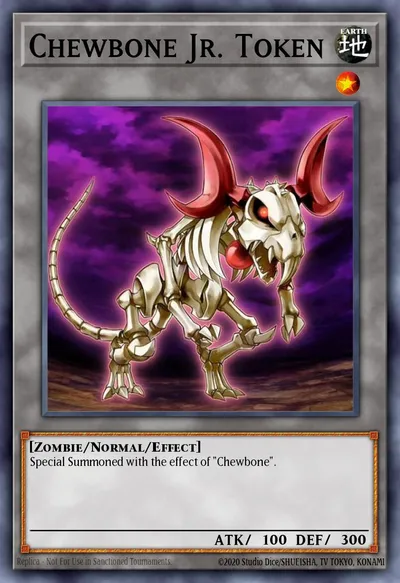 Ficha Chewbone Jr. — Carta Yu-Gi-Oh!