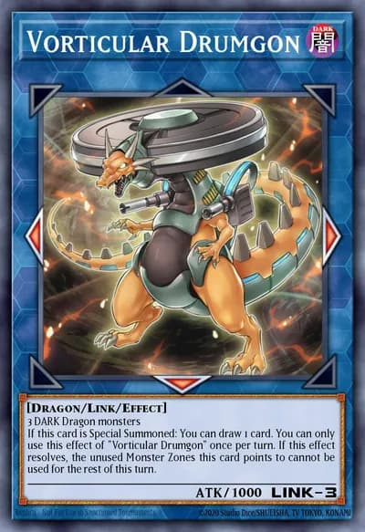 Vorticular Drumgon — Carta Yu-Gi-Oh!