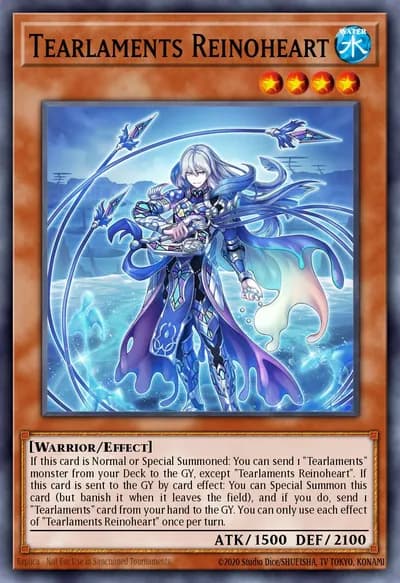 Tearlaments Reinoheart — Carta Yu-Gi-Oh!