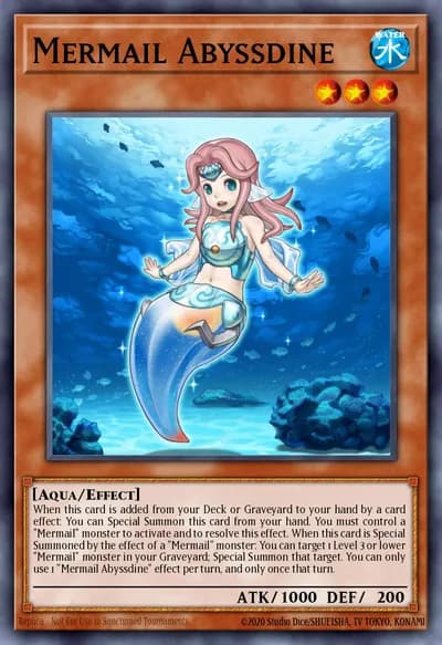 Mermail Abyssdine — Carta Yu-Gi-Oh!