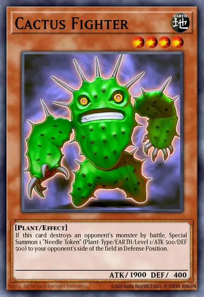 Cactus Fighter — Carta Yu-Gi-Oh!