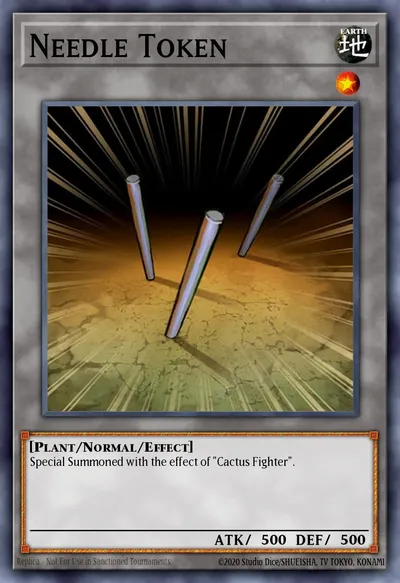 Ficha de Agulha — Carta Yu-Gi-Oh!