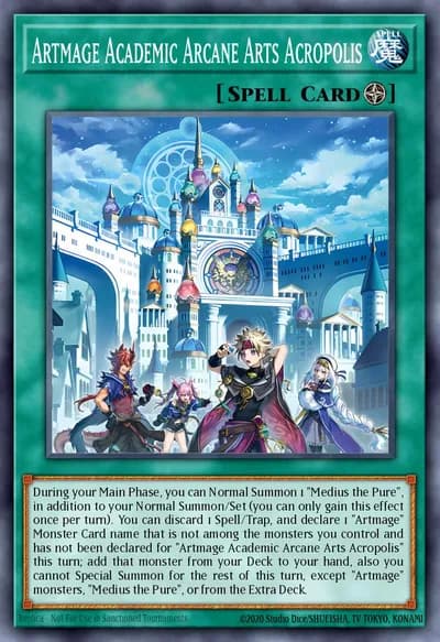 Artmage Academic Arcane Arts Acropolis — Carta Yu-Gi-Oh!