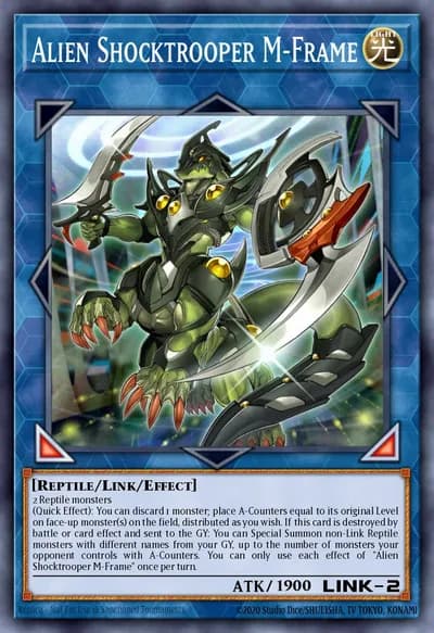 Alien Shocktrooper M-Frame — Carta Yu-Gi-Oh!