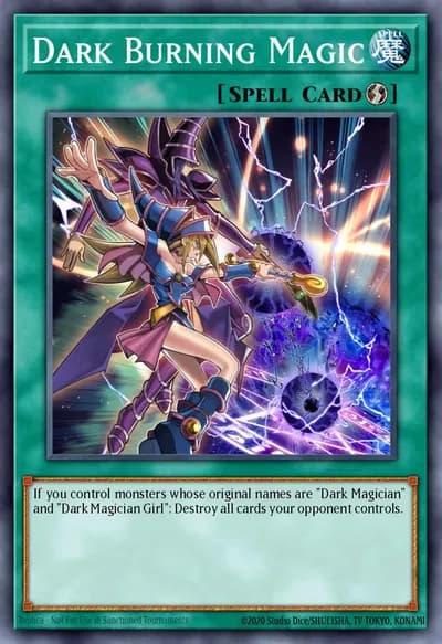 Magia Negra Ardente — Carta Yu-Gi-Oh!