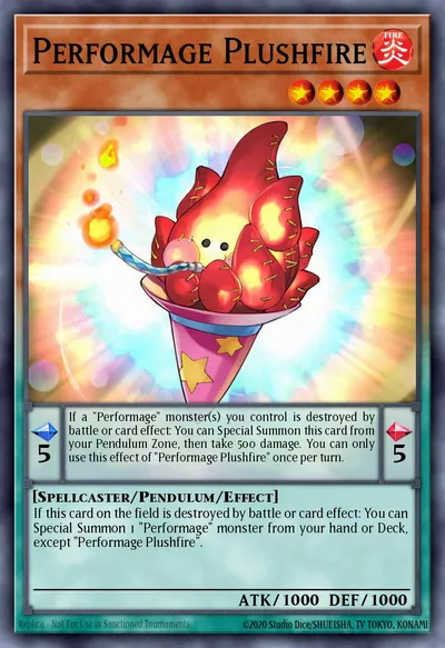 Performage Plushfire — Carta Yu-Gi-Oh!
