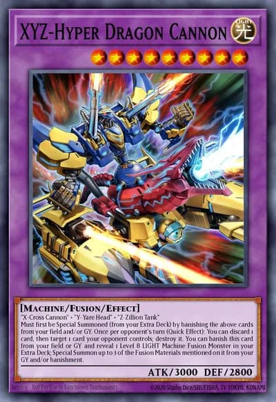 XYZ-Hyper Dragon Cannon — Carta Yu-Gi-Oh!