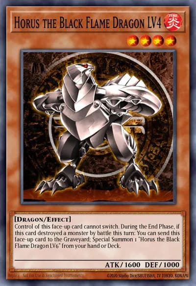 Horus the Black Flame Dragon LV4 — Carta Yu-Gi-Oh!