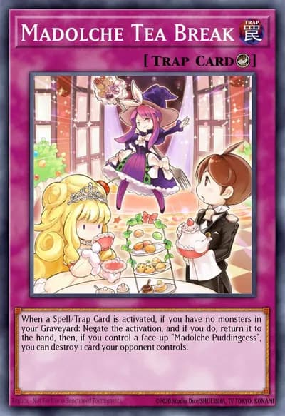 Madolche Tea Break — Carta Yu-Gi-Oh!