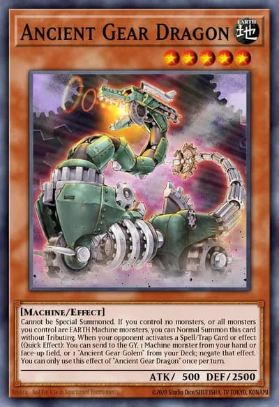 Dragão de Engrenagem Antiga — Carta Yu-Gi-Oh!