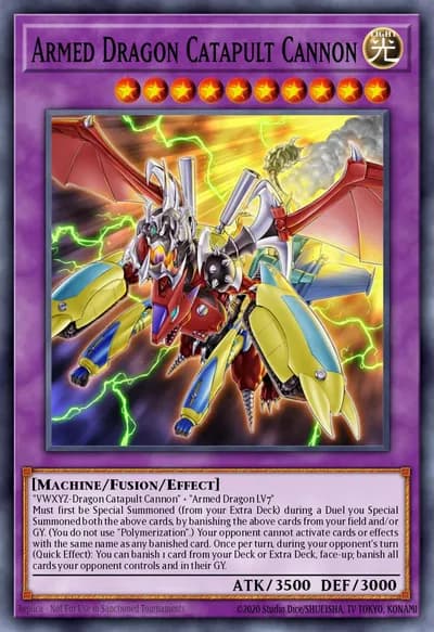 Armed Dragon Catapult Cannon — Carta Yu-Gi-Oh!