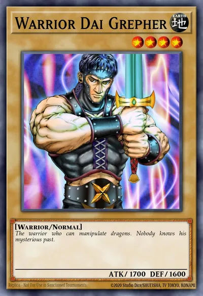 Warrior Dai Grepher — Carta Yu-Gi-Oh!