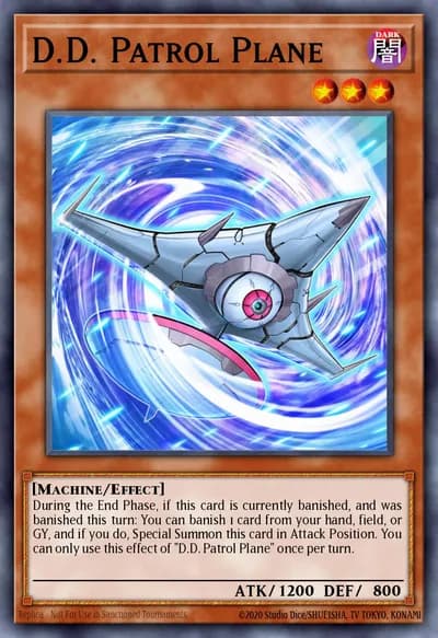 D.D. Patrol Plane — Carta Yu-Gi-Oh!