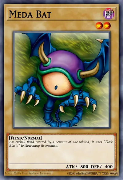 Meda Bat — Carta Yu-Gi-Oh!