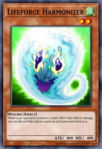 Harmonizador de Força Vital — Carta Yu-Gi-Oh!