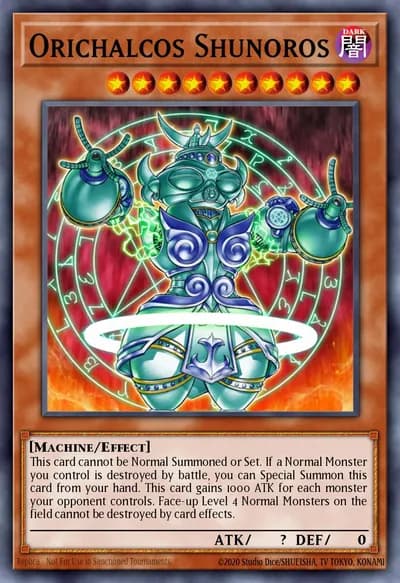 Orichalcos Shunoros — Carta Yu-Gi-Oh!