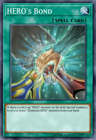 Vínculo do HERO — Carta Yu-Gi-Oh!
