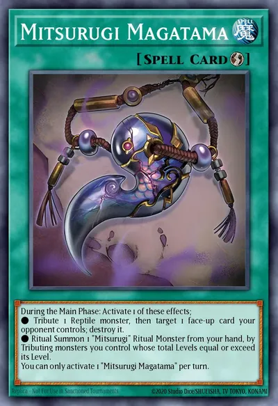 Mitsurugi Magatama — Carta Yu-Gi-Oh!
