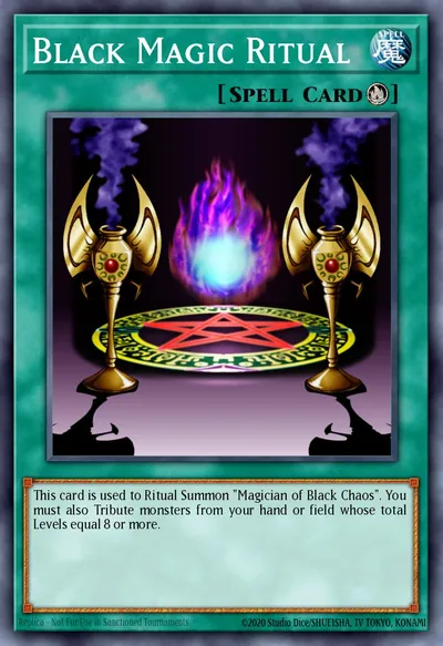 Black Magic Ritual — Carta Yu-Gi-Oh!