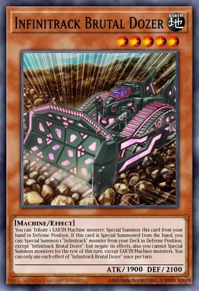 Infinitrack Brutal Dozer — Carta Yu-Gi-Oh!