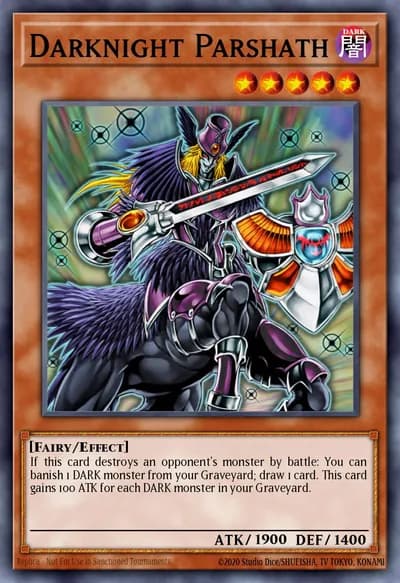 Darknight Parshath — Carta Yu-Gi-Oh!