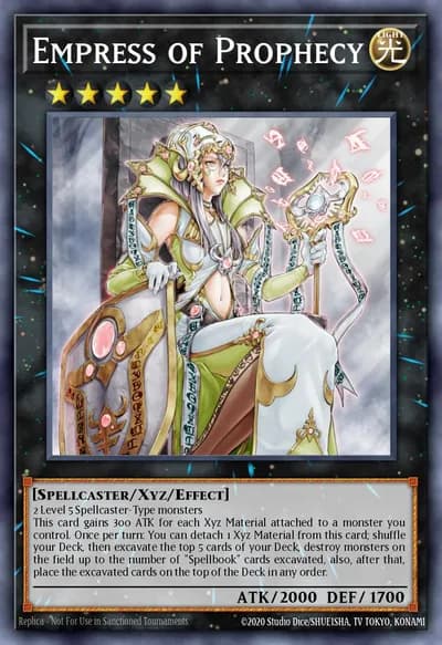 Imperatriz da Profecia — Carta Yu-Gi-Oh!