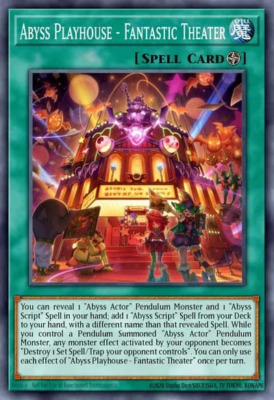 Teatro do Abismo - Teatro Fantástico — Carta Yu-Gi-Oh!