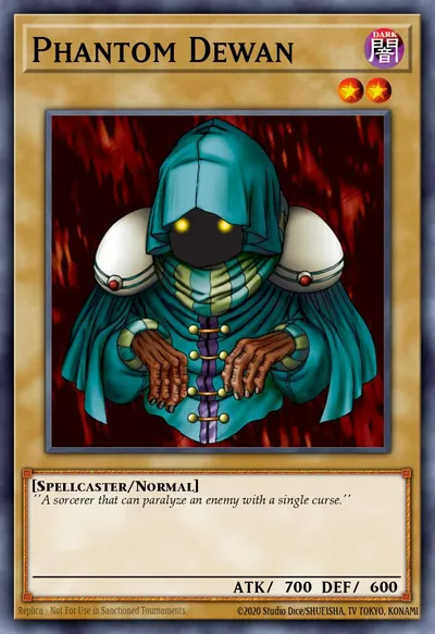 Phantom Dewan — Carta Yu-Gi-Oh!