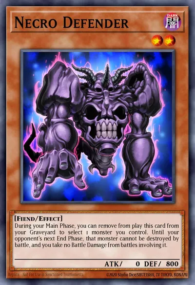 Defensor Necro — Carta Yu-Gi-Oh!