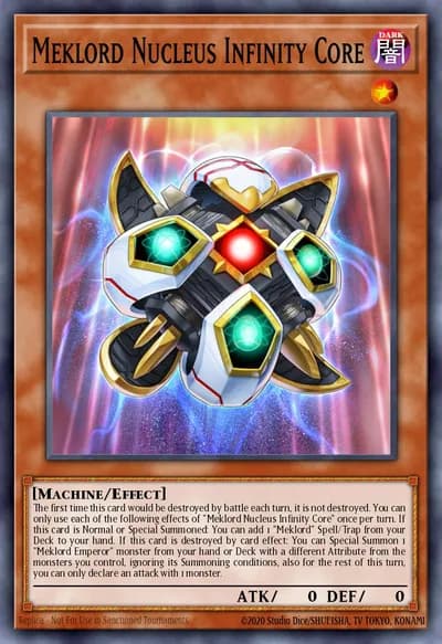 Núcleo Infinito Meklord — Carta Yu-Gi-Oh!