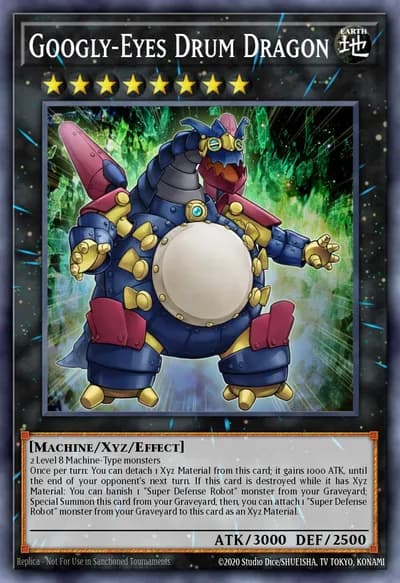 Googly-Eyes Drum Dragon — Carta Yu-Gi-Oh!