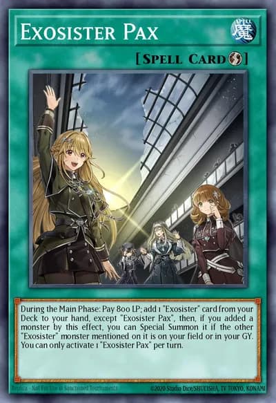 Exosister Pax — Carta Yu-Gi-Oh!