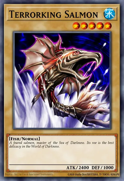 Salmão Terrorking — Carta Yu-Gi-Oh!