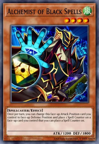 Alquimista das Magias Negras — Carta Yu-Gi-Oh!
