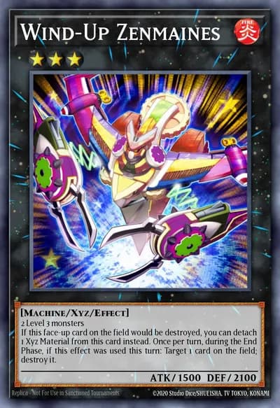 Wind-Up Zenmaines — Carta Yu-Gi-Oh!