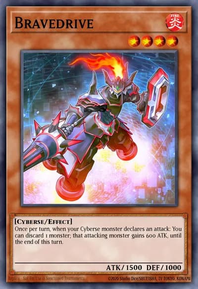 Bravedrive — Carta Yu-Gi-Oh!