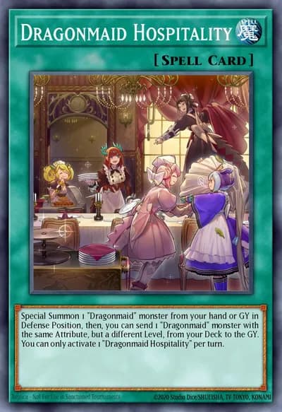 Dragonmaid Hospitality — Carta Yu-Gi-Oh!