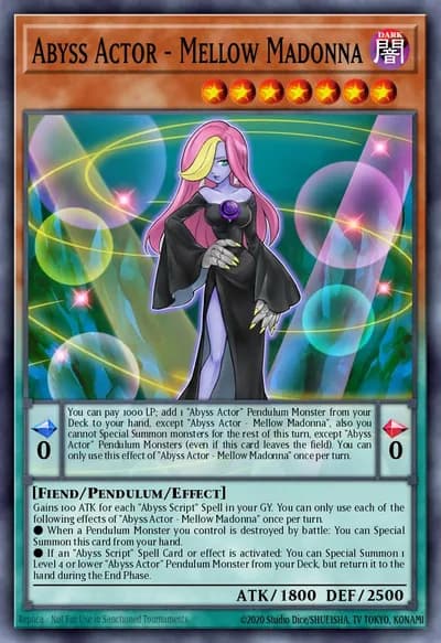 Abyss Actor - Mellow Madonna — Carta Yu-Gi-Oh!