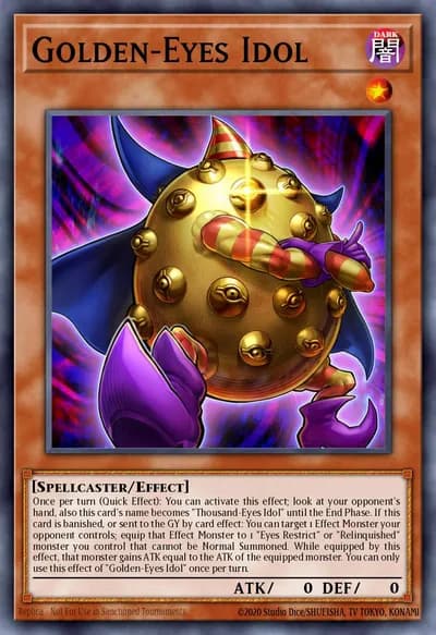 Golden-Eyes Idol — Carta Yu-Gi-Oh!