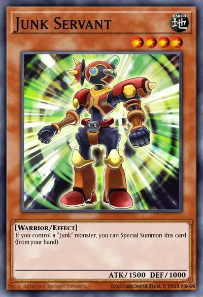 Servo de Sucata — Carta Yu-Gi-Oh!