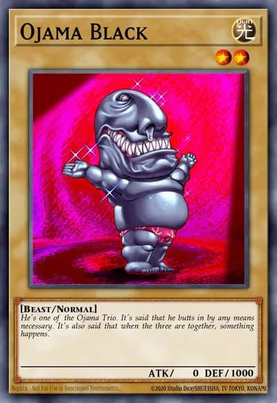 Ojama Black — Carta Yu-Gi-Oh!