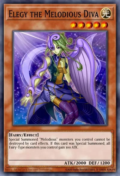 Elegy the Melodious Diva — Carta Yu-Gi-Oh!