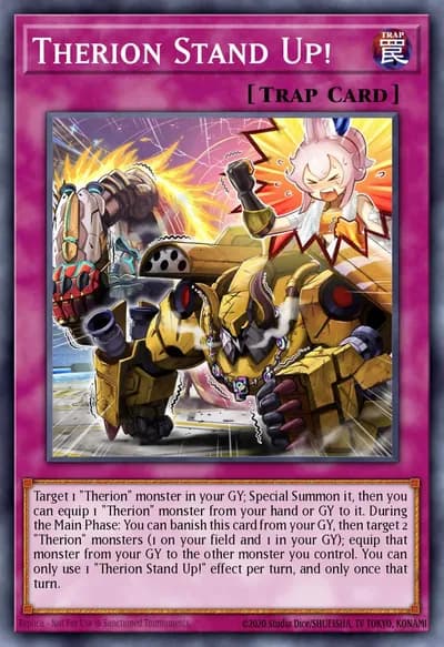 Therion Stand Up! — Carta Yu-Gi-Oh!